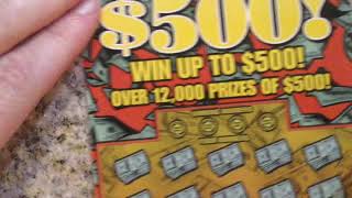 🍑$50 scratch off ticket session 🍑 Georgia Lottery 💵 20X Hit $500 Giant Jumbo Bucks💰
