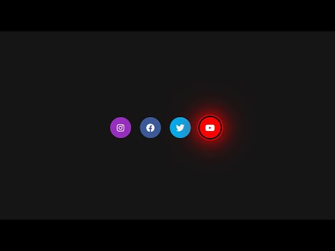 Awesome Social Icon Hover Effects HTML and CSS Only...