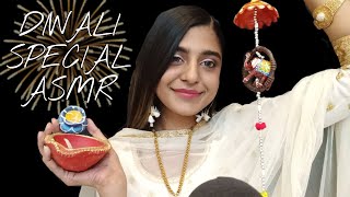 INDIAN ASMR | Diwali Special Handcrafts Trigger Assortment *Lots Of Tapping*