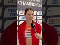 Interview Emma Oosterwegel: EK Atletiek Birmingham