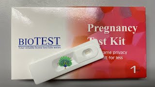 Pregnancy test #BioTest on 6w pregnant! 👶