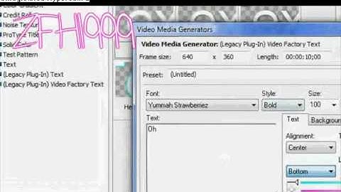 (Re-uploaded) Sony Vegas Video Media Generators tutorial for dumbies