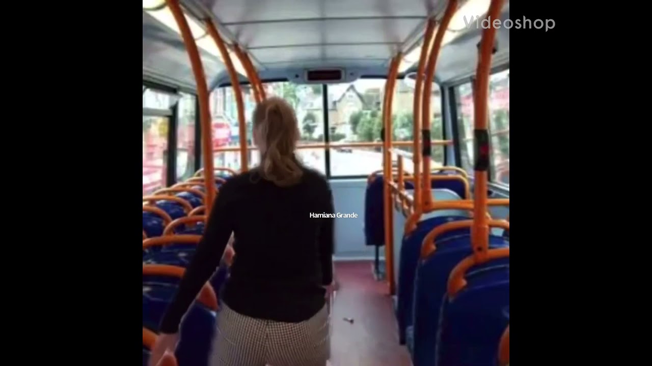 Stan twitter: girl crashing into the roof of a bus