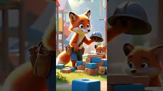 Fox building a hide-and-seek simulator for cubs. #coolhunting #timberborn #wodify #wisemonkeys