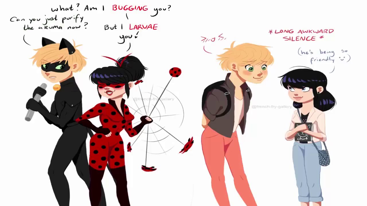 Miraculous Ladybug Comics Chat Noir Personality Swap Youtube