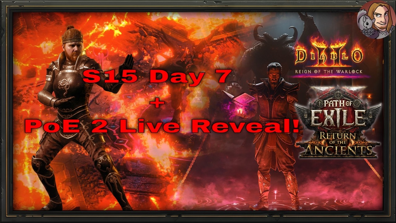 PoE2 Live Reveal Aug 27th @ 3:30pm EST + D2R RotW S15 Day 7