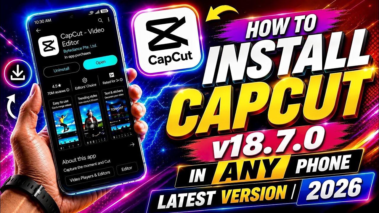 How To Download Capcut v18.7.0 | How To Download Capcut