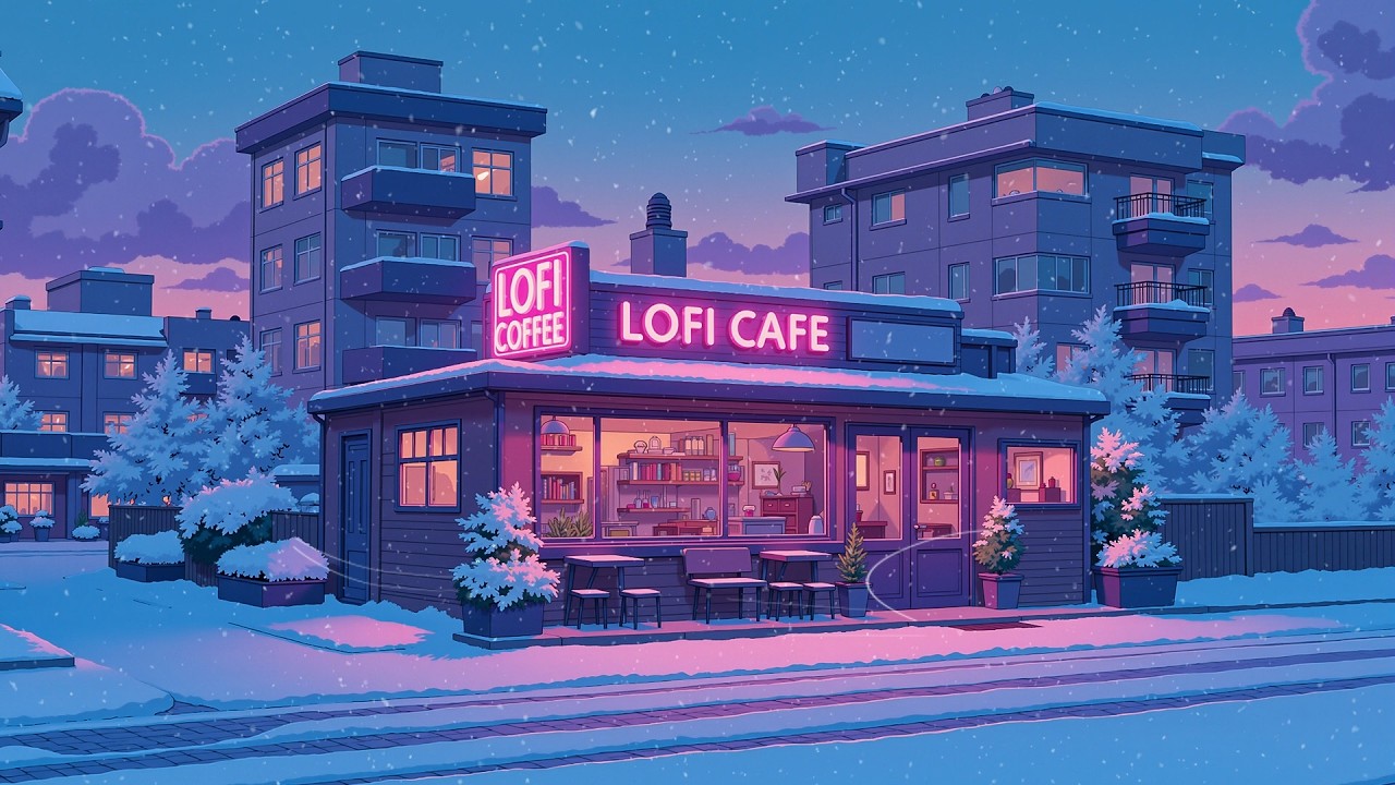 Coffee Corner ❄️ Dopamine Morning with Lofi Cafe ⛄ Lofi Deep Focus to study / relax [ Lofi Hip Hop ]