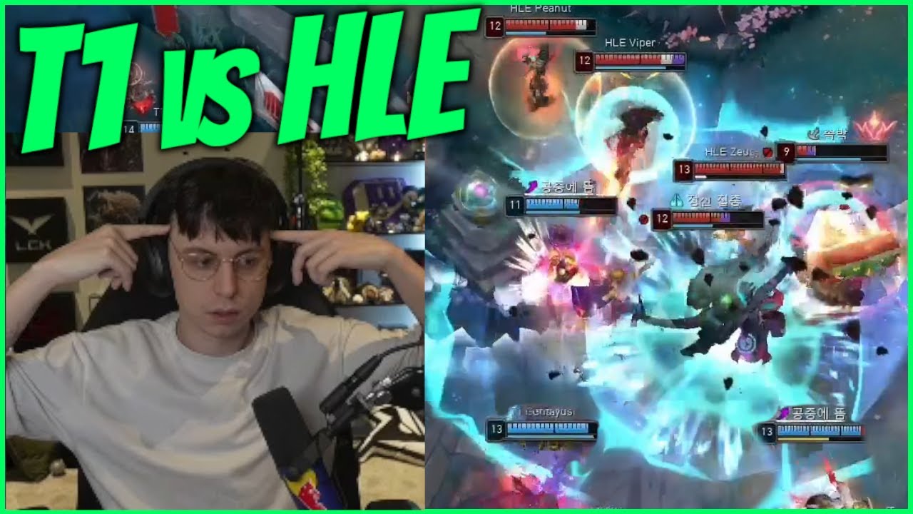 Caedrel Reacts To T1 VS HLE - Last Spot For MSI