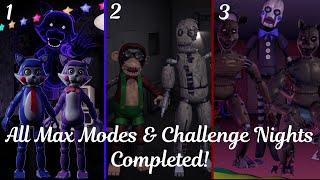 Five Nights at Candy's 1-3 | Every max mode and challenge night completed!