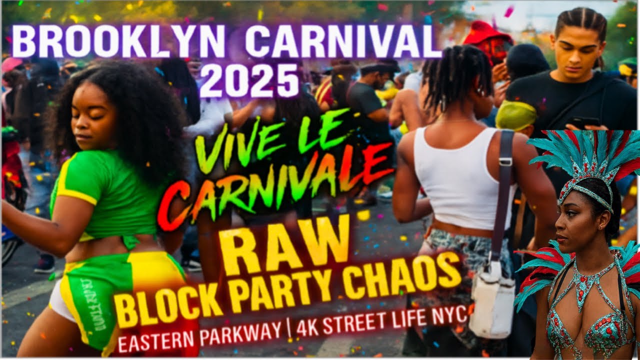 Brooklyn Carnival 2025 | Vive Le Carnivale | Raw Block Party on Eastern Parkway | 4K Street Life NYC