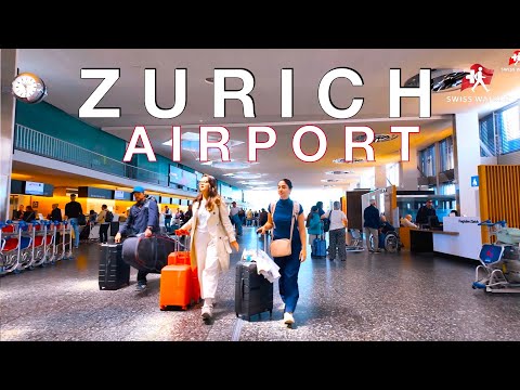 Zurich, 스위스 | Zurich 공항 | 터미널 s | 터미널 둘러보기