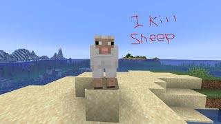 How to kill a sheep in minecraft