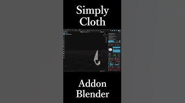 Blenderのアドオン「Simply Cloth」の紹介動画です。概要欄にURLがあります。#blender #addon #simplycloth