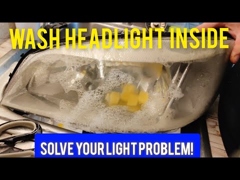 How To Clean Car Headlight Glass Inside
