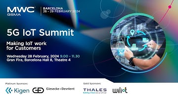MWC24 Barcelona - 5G IoT Summit  - Welcome and Introduction - GSMA
