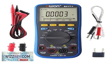 OWON B41T+ 4 1/2 Digital Multimeter With Bluetooth True RMS Tester Meter Review