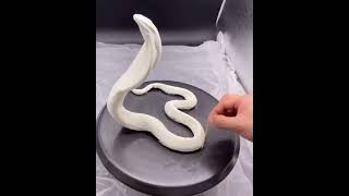 Chocolate Snake Sculpture.