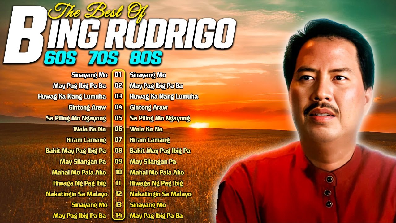 Best Of Bing Rodrigo Greatest Hits Love Songs☀️Pinaka sikat na Lumang Tugtugin