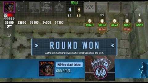 [CS2] 1v5 Pistol round Ace