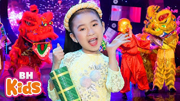 Nhạc Chúc Tết Thiếu Nhi Múa Lân Ông Địa Vui Nhộn Hay Nhất - Bánh Chưng Bánh Tét - Nhạc Tết 2023