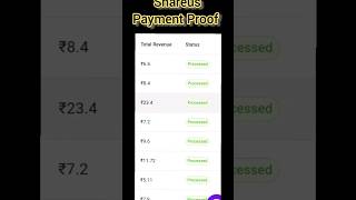 Shareus Payment Proof || PremkumarTPK  #shareus #onlineparttimejob #onlinemoneyearnings #trending