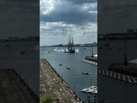 USS Constitution sails through Boston Harbor for America's 250th celebration