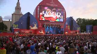 France v Belgium: Fans gather in Moscow ahead of World Cup semi-final - live!