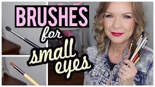 Favorite Brushes for Small Eyes! | LipglossLeslie