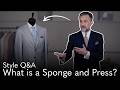 What is a Sponge and Press? Linen Suit Misconceptions & More. Your Questions Answered!