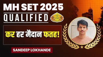 MH SET Life Science Topper Interview 2025 | Sandip