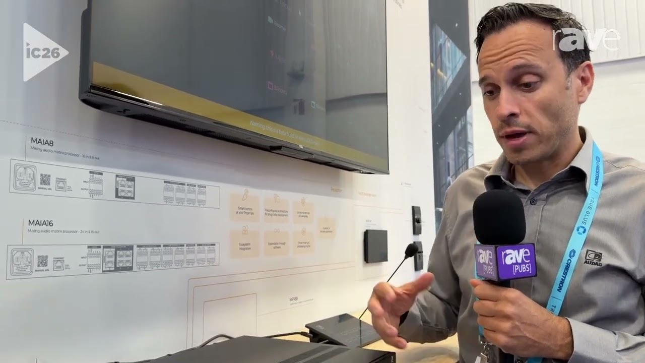 InfoComm 2026: AUDAC Exhibits MAIA Family