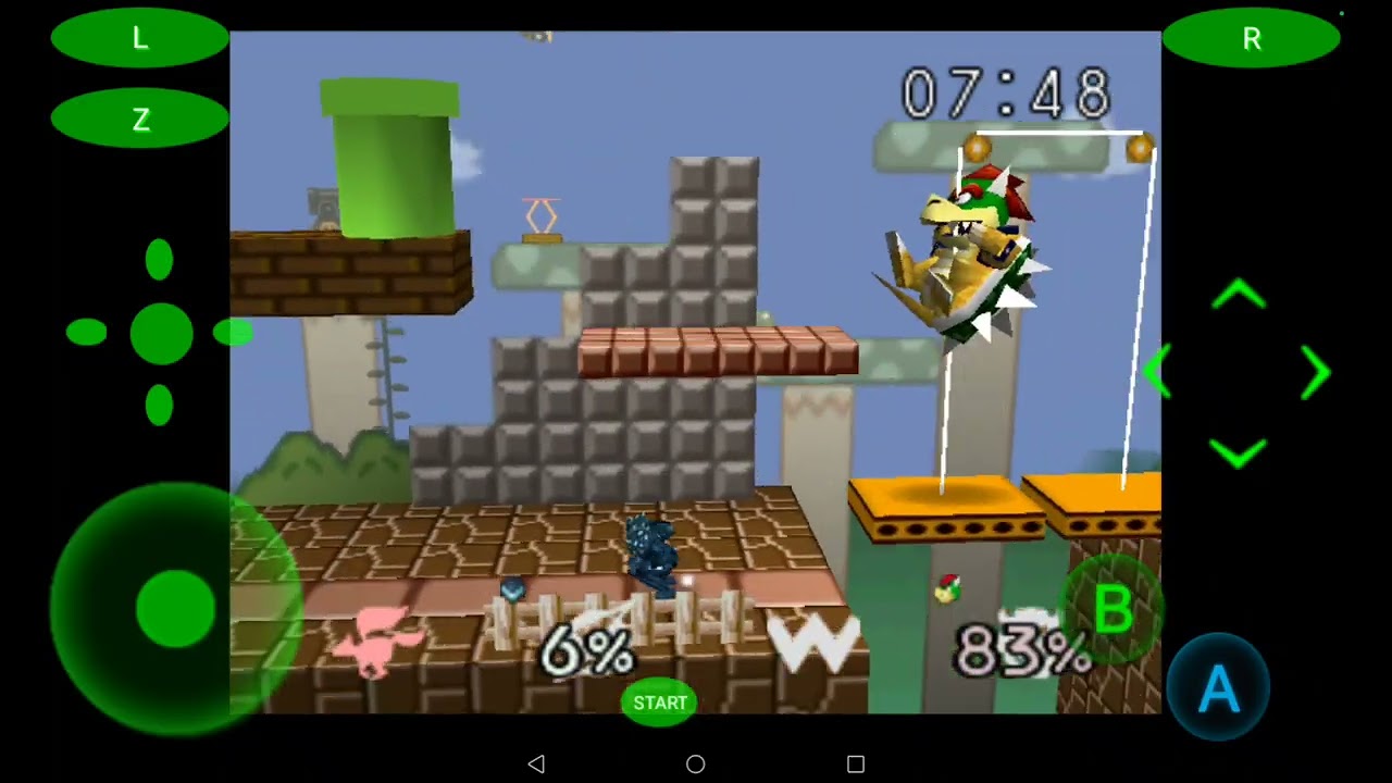 (El final de la serie 🥹) probando personajes de smash bros remix parte FINAL🔥