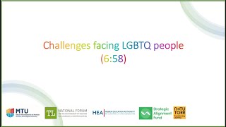 Challenges facing LGBTQ people