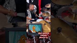 Why Should I Worry #Shorts #YouTubeShorts #OliverAndCompany #BillyJoel #Drums #DrumCover