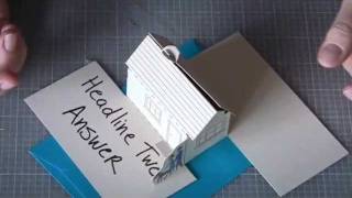 Creating a Pop-up Paper House for Direct Mail: Jean Kropper- Paper and Pixel