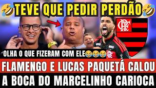 FLAMENGO E LUCAS PAQUETÁ FEZ MARCELINHO CARIOCA PASSAR VERGONHA AO VIVO. TEVE QUE PEDIR PERDÃO.🤣🤣🤣🤣🤣
