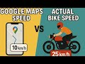 Google Maps Speed vs Actual Bike Speed – Shockingly Different! 😱 #experiment #errorzone 