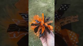 Halloween hairbows in June! DIY bows