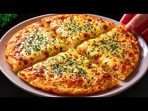 Only oats and canned tuna! Healthy pizza recipe in 10 minutes!