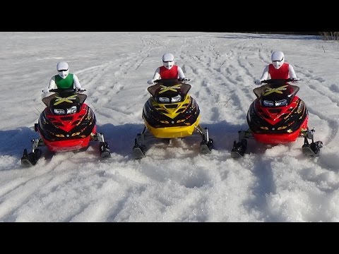 new bright snowmobile
