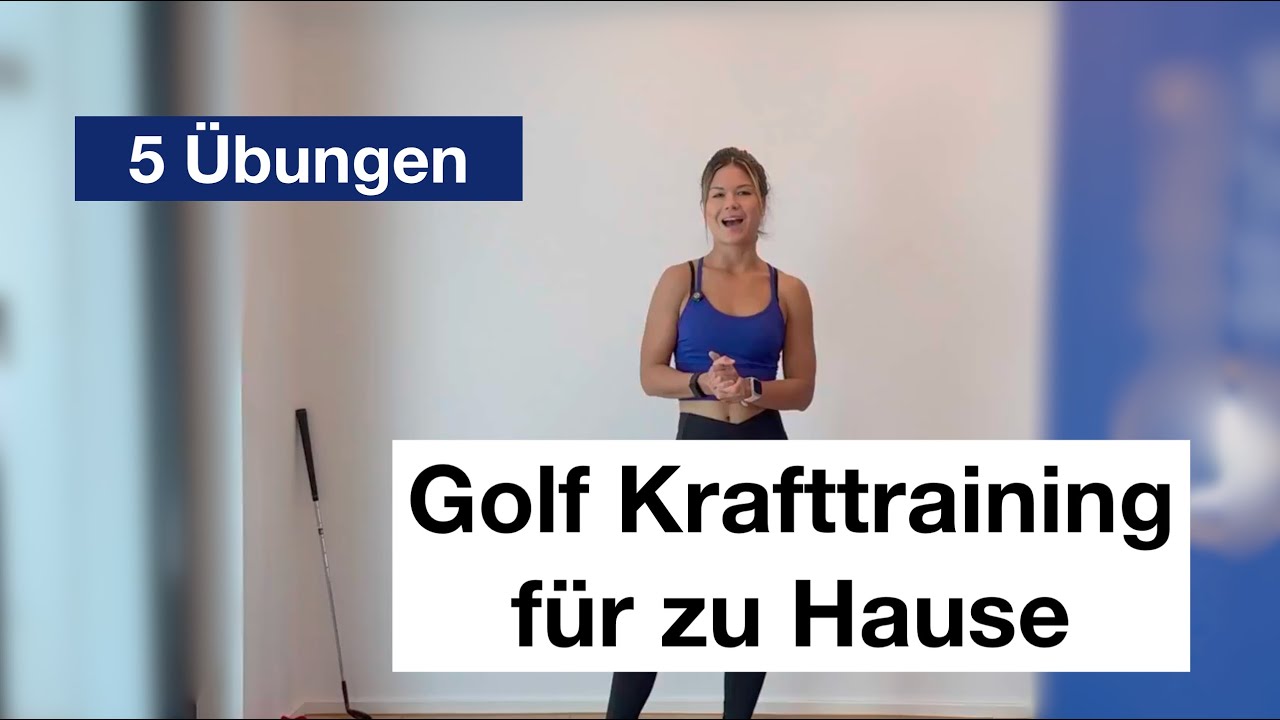 Golf Fitness: Die 5 wichtigsten Muskelgruppen – so trainierst du sie zuhause