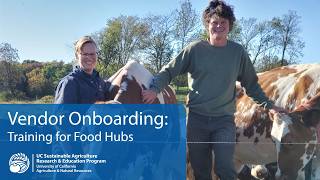 Vendor Onboarding: Training for Food Hubs