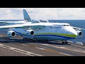The Greatest Pilot! Antonov An-225 Takes Off from an Aircraft Carrier
