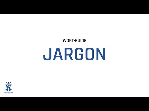 Video: Was bedeutet Jargon?