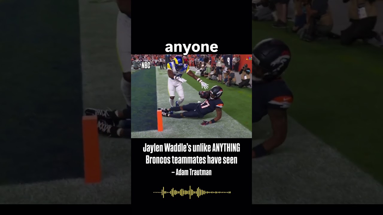 Broncos Players Have NEVER Seen Someone Like Waddle 🔥
