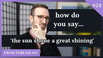 Sketching out a tense and aspect system | Conlang with Me S01E24