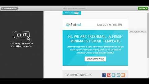 (Campaign Monitor Template) Freshmail in Campaign Monitor powerful editor