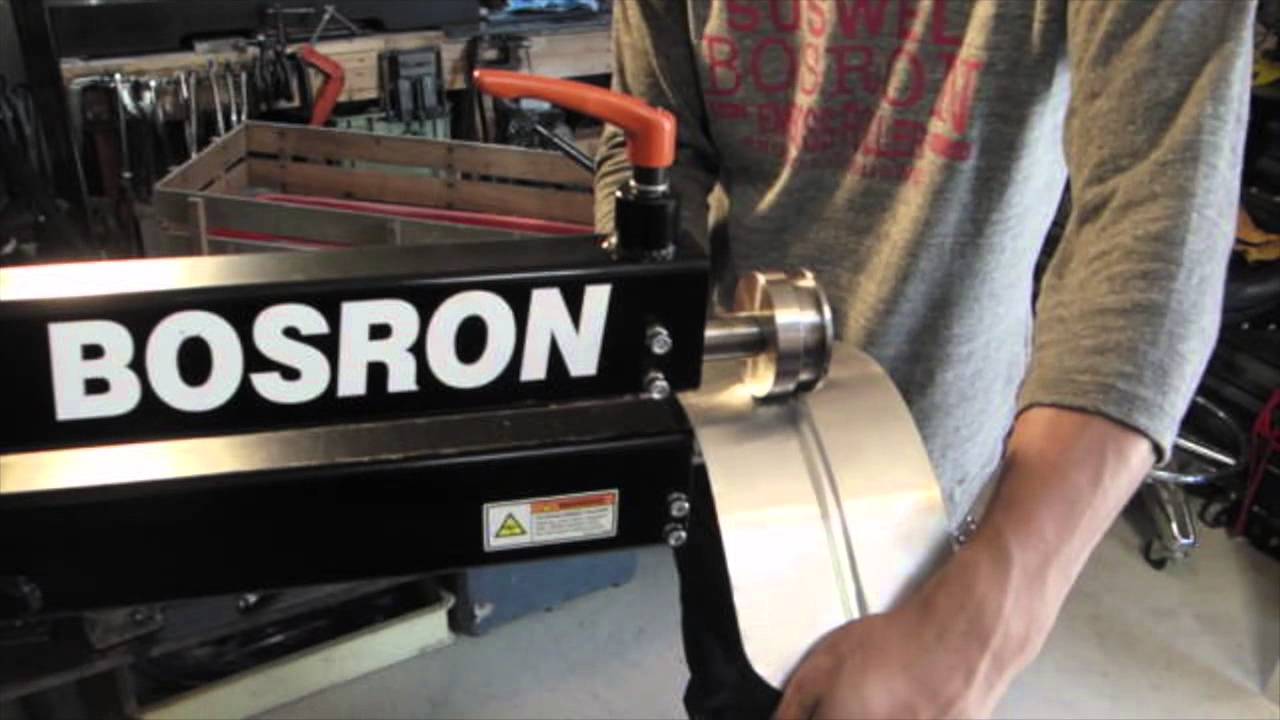 フェンダーの作り方 アルミ板金 シートメタル BOSRON600-C - YouTube