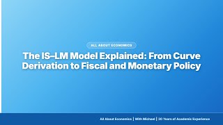 The IS–LM Model Explained: From Curve Derivation to Fiscal and Monetary Policy